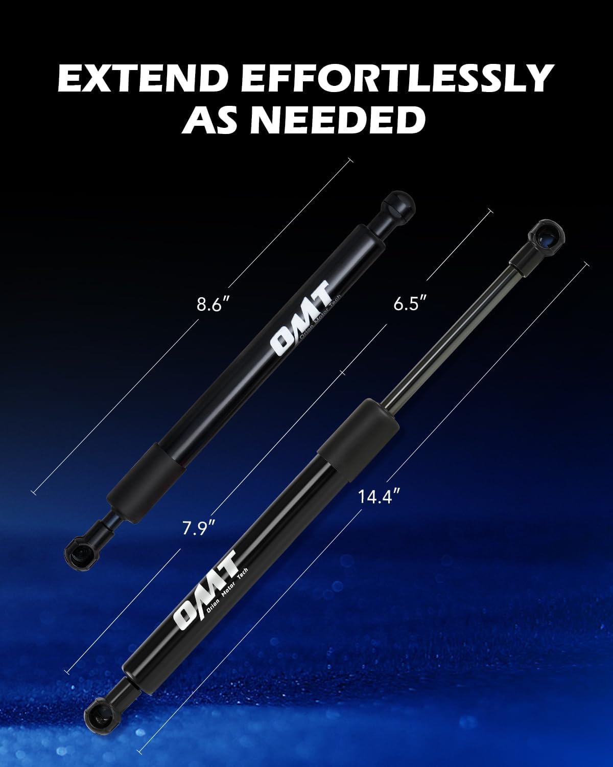 Orion Motor Tech Tailgate Assist for 04–14 Ford F-150 & Lincoln Mark LT, Shock Kit