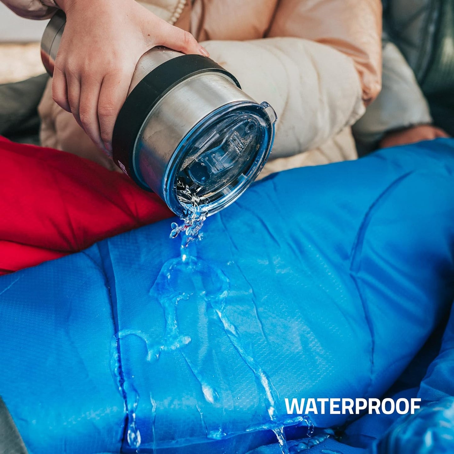 MalloMe 3-Season Sleeping Bag – Ultralight & Waterproof for Camping & Hiking