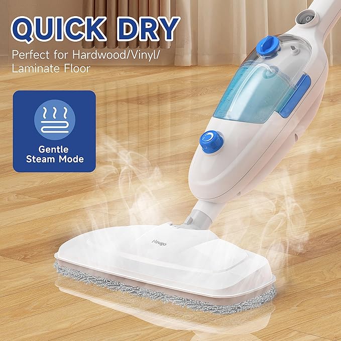 Neugo Steam Mop for Hardwood Floors, 1200W Cleaner for Tile, Laminate & Carpet