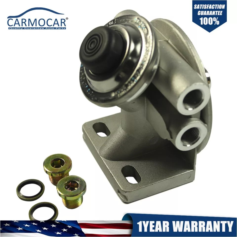 Diesel Fuel Filter Mounting Base Hand Priming Pump M16X1.5MM1-14Spin-On Mount