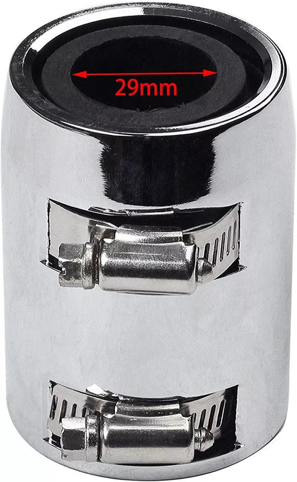 BLACKHORSE-RACING 24 Stainless Steel Flexible Radiator Coolant Hose Kit w/Caps
