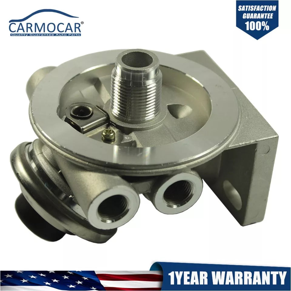 Diesel Fuel Filter Mounting Base Hand Priming Pump M16X1.5MM1-14Spin-On Mount