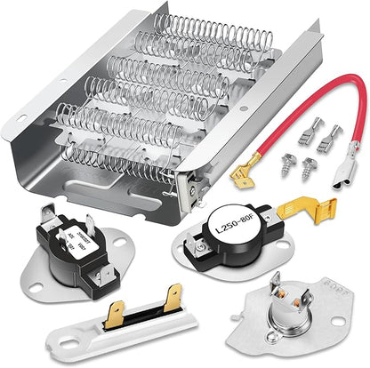279838 & W10724237 Dryer Heating Element Kit for Whirlpool Kenmore Maytag