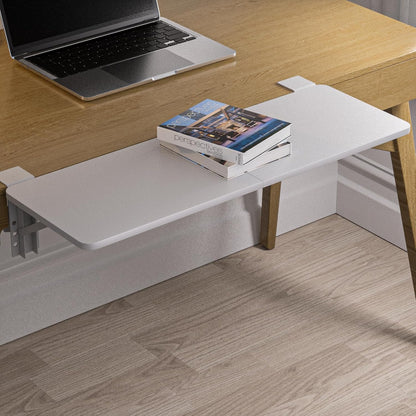 "Desk Extender, 27.16" x 9.45" Clamp-on Foldable Keyboard Tray for Sit-Stand"