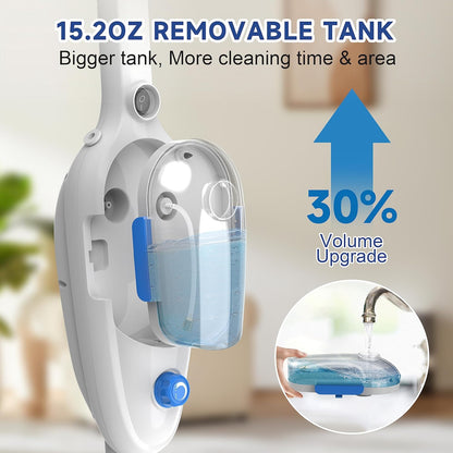 Neugo Steam Mop for Hardwood Floors, 1200W Cleaner for Tile, Laminate & Carpet